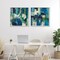 Stupell Industries Blue & Green Abstracts 2pc Framed Giclee Set, design by Maurizio Piovan